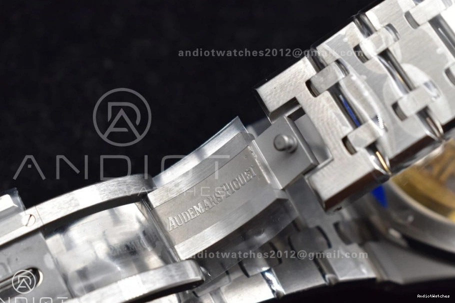 Super Textured Edition on 15500 Dial 445 Clone Bracelet APSF 41mm A4302 Blue Best Lightweight 1:1 Oak Royal SS SS 0107
